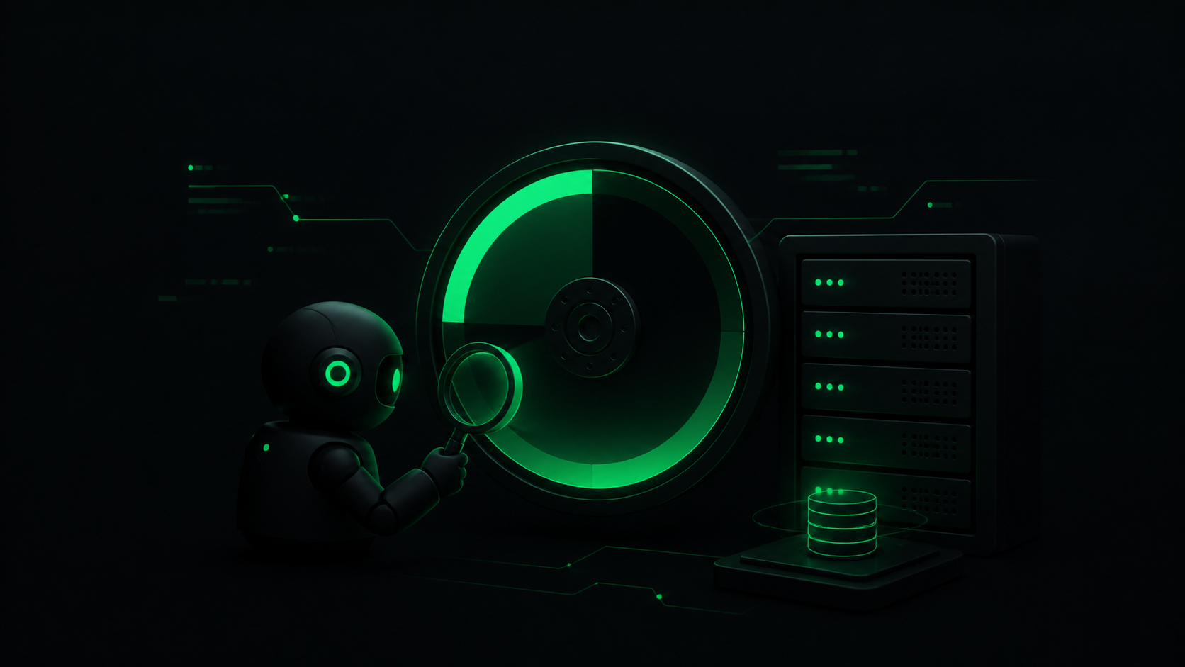AI เช็คพื้นที่ Disk Server จากข้อมูลการใช้งานจริง